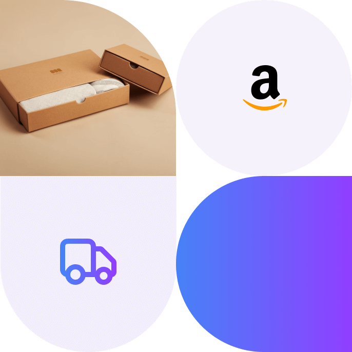 E-commerce and Shipping in Geometric shapes